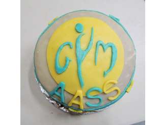 Le super gâteau avec le logo du club